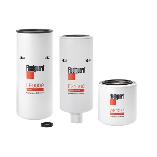 [ZA-VCMQ-929M] CUMMINS OIL CHANGE KIT LF9009, FS1000, WF2071