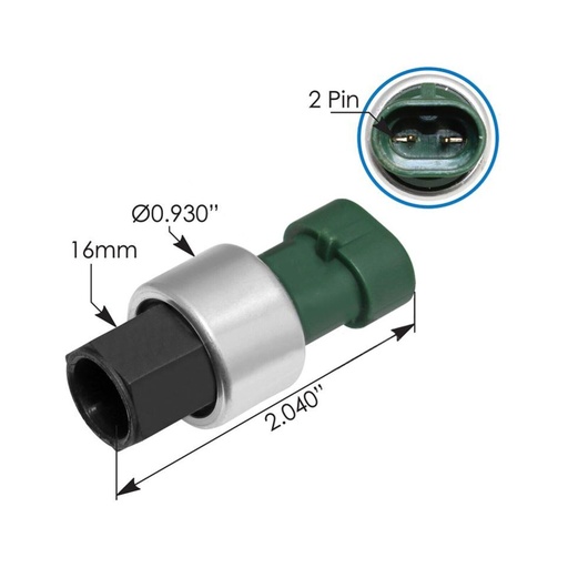 [SQ-GSFD-QWSA] Low Pressure AC Switch Paccar 577.75644 650446, 650446BSM, F27-1002