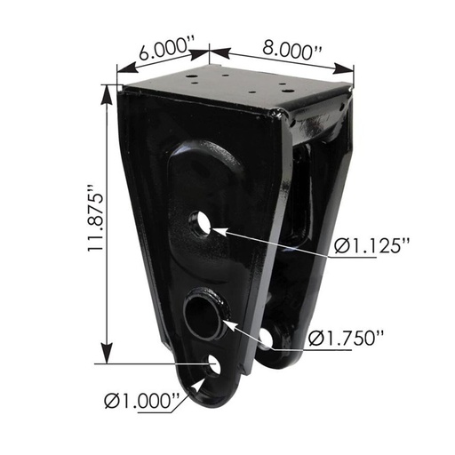 [7P-RY3G-SATU] Hutch Side Mount Center Hanger M16175 1617501