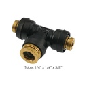PLC Union Tee DOT 1/4 X 1/4 X 3/8in 177.12C64446 G386018040406 G38-6018-040406