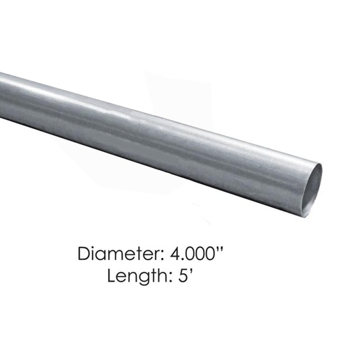 Straight Tubing 4in X 5ft Aluminized 562.U7140-5A 24P40060