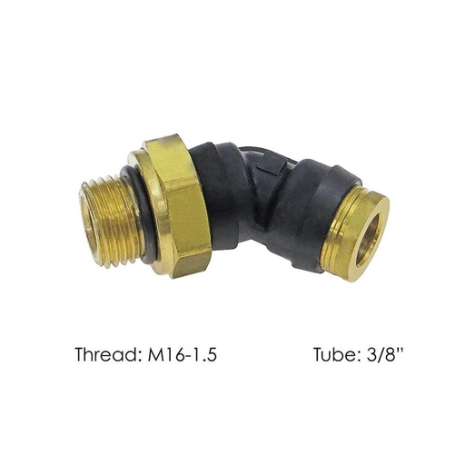 PLC 45 DEG SWL M Elbow DOT 3/8in X M16 177.12C746M16 Q379PTCRH6MA16 23-13739