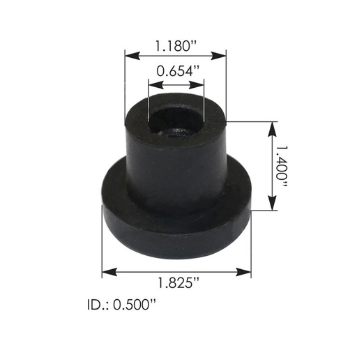 [LX-C3I3-I3PR] Hood/Radiator Mount Bushing Kenworth/IHC M17400 598699C1 K066218 K066B218