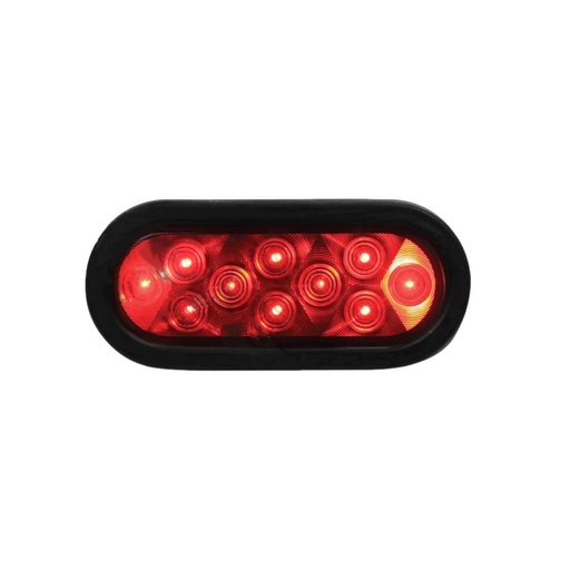 S/T/T Light Kit LED 6in Oval Red 571.LD66R10-K 60050R