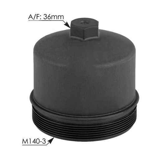 [VP-PY03-5MIU] Oil Filter Screw Cap Detroit DD13 DD15 572.23108 A4721840908 A4721841108