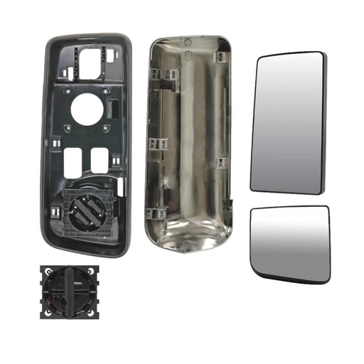 [J3-KD50-7K1C] Mirror Head LH Heated Chrome Peterbilt 563.75027C
