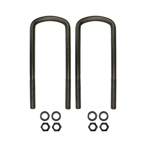 [8X-Y9UH-YF30] U Bolt Kit Semi RND 1 X 5-1/2 X 15-7/8in AUBK8376-157