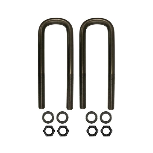 [XL-6YIE-JDBN] U Bolt Kit Semi RND 1-1/4 X 4 X 15-1/2 AUBK8394-154S 7QK3148P2