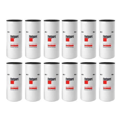 Fleetguard Lube, Spin-On LF14001NN Upgrade Of LF9080 LF14000NN (Pack of 12)