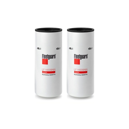Fleetguard Lube, Spin-On LF14009NN Upgrade Of LF9009 (Pack of 2)