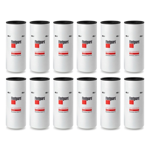 Fleetguard Lube, Spin-On LF14009NN Upgrade Of LF9009 (Pack of 12)