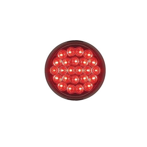 S/T/T Light LED 4in Clear Lens Red 571.LD40CR24 36832 39207 78274 LED4000C-24R