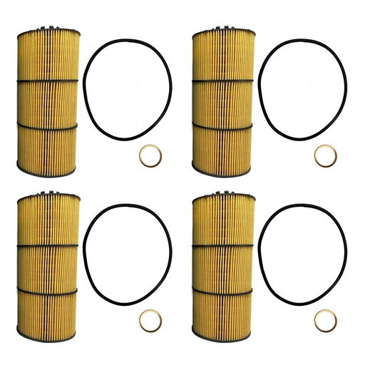 X4 DETROIT OIL FILTER ELEMENT E510H07D254 A4731800409 P7505 LF17511 A4731800109