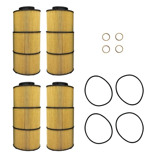 X4 DETROIT OIL FILTER ELEMENT ENERGETIC 6 GHG17 E523HD654 A4711800009 LF17800