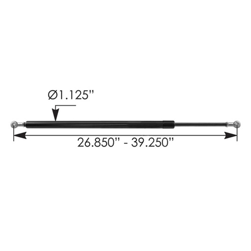 Hood Shock Freightliner 565.585824 A1721073000 A1720496000 A17-20496-000