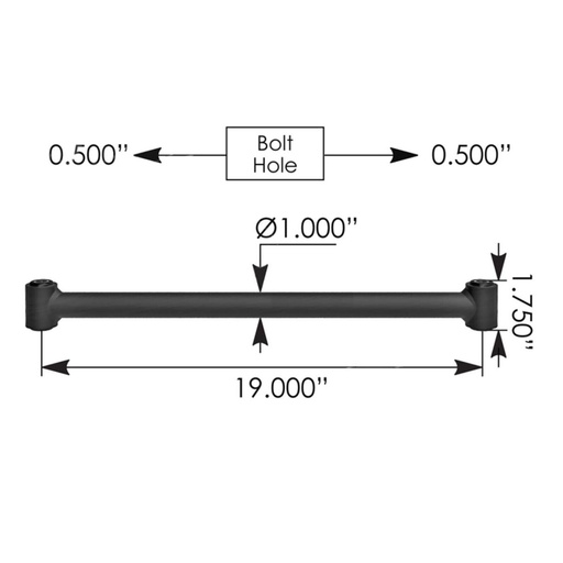 Torque Rod Cabin 19.00in IHC TMR5505 2593805C1 29934002