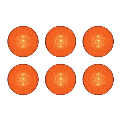 Marker Light 2-1/2in Amber 571.LG10A 45813 (Pack of 6)