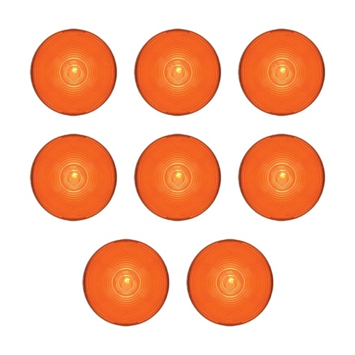 Marker Light 2-1/2in Amber 571.LG10A 45813 (Pack of 8)