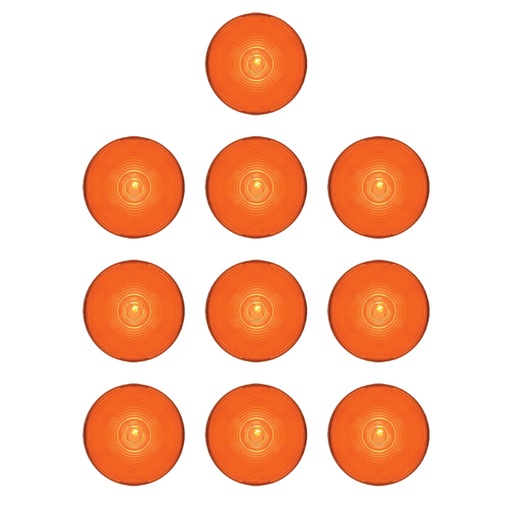 Marker Light 2-1/2in Amber 571.LG10A 45813 (Pack of 10)
