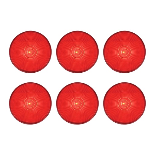 Marker Light 2-1/2in Red 571.LG10R 45812 (Pack of 6)