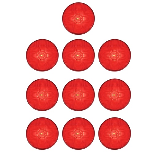 Marker Light 2-1/2in Red 571.LG10R 45812 (Pack of 10)