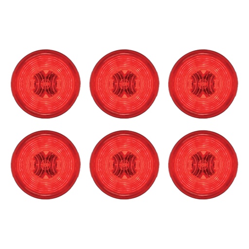 Marker Light 2in Red 571.LG30R 45822 (Pack of 6)