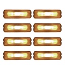 Marker Light 1-1/4in X 4in Amber 571.LG19A 46743 (Pack of 8)
