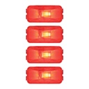 Marker Light 1-1/4in X 2-1/2in Red 571.LG15R 46412 (Pack of 4)