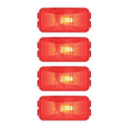 Marker Light 1-1/4in X 2-1/2in Red 571.LG15R 46412 (Pack of 4)