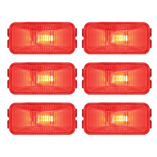 Marker Light 1-1/4in X 2-1/2in Red 571.LG15R 46412 (Pack of 6)
