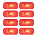 Marker Light 1-1/4in X 2-1/2in Red 571.LG15R 46412 (Pack of 8)