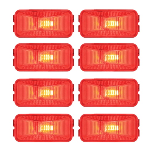 Marker Light 1-1/4in X 2-1/2in Red 571.LG15R 46412 (Pack of 8)