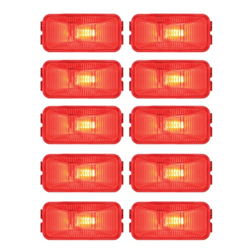 Marker Light 1-1/4in X 2-1/2in Red 571.LG15R 46412 (Pack of 10)