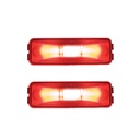 Marker Light 1-1/4in X 4in Red 571.LG19R 46742 (Pack of 2)