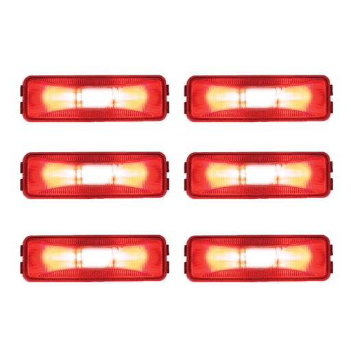 Marker Light 1-1/4in X 4in Red 571.LG19R 46742 (Pack of 6)