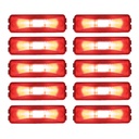 Marker Light 1-1/4in X 4in Red 571.LG19R 46742 (Pack of 10)