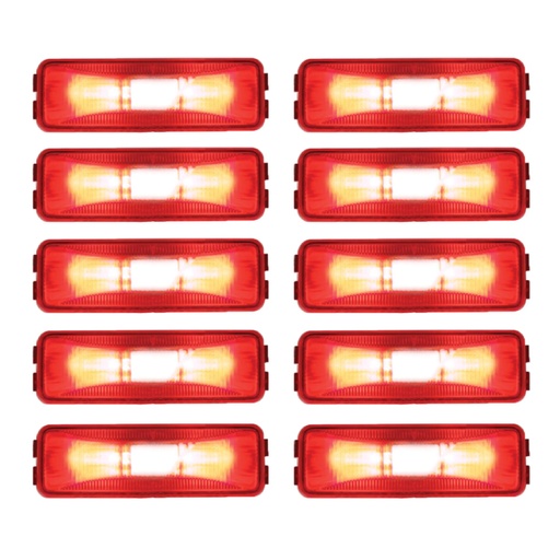 Marker Light 1-1/4in X 4in Red 571.LG19R 46742 (Pack of 10)