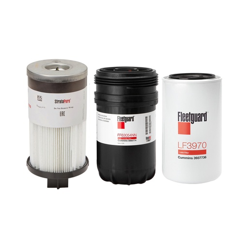 [X6-LO3S-4KJL] Cummins Oil Change Kit LF3970, FF63054, FS20081