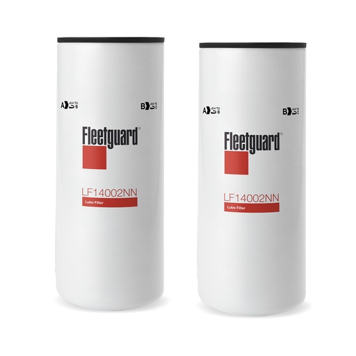[GU-DBK9-CQFQ] Fleetguard Lube, Spin-On LF14002NN 1220856 5297157 22497303 (Pack of 2)