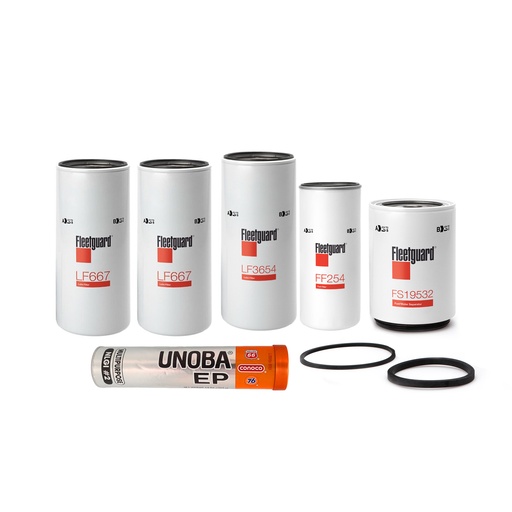 [KGAKIT-174] VOLVO OIL CHANGE KIT LF667, LF3654, FF254, FS19532 FREE GREASE