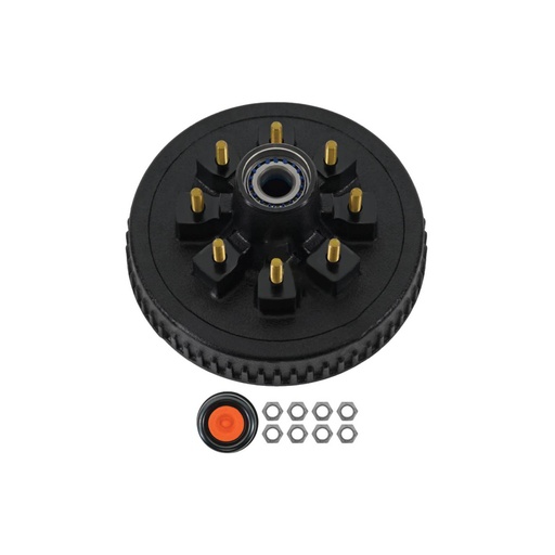 Pre Greased Hub Drum 12 x 2.000in 7K LMT 150.82194UC3PG, AKHD-865-7-2-EZ-K