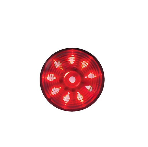 [KZ-LN7C-U66S] Marker Light LED 2in Round Clear Red 571.LD30CR10, 3051R