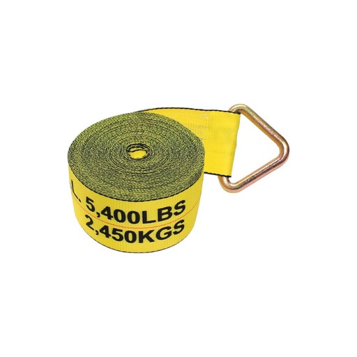 [DA-T4AN-EVKN] Delta Ring Winch Strap 4in X 50FT 573.D450DR