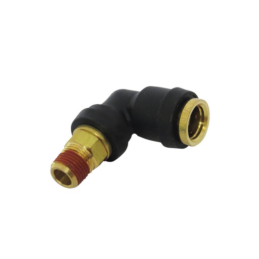 PLC Swivel Male Elbow DOT 3/8in X 1/8in 177.12C696A, 369PTC62, QL13696A, 016262
