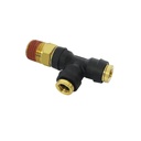 PLC SWL Male Run Tee DOT 1/4in X 1/4in 177.12C714B, 371PTC44, QL13714B, 016401