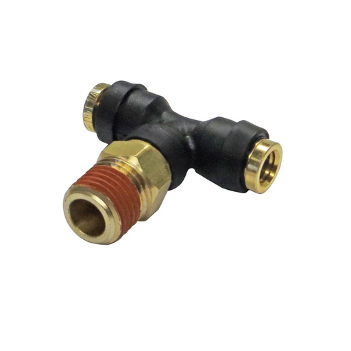 PLC SWL Male Branch Tee DOT 1/4 X 1/4in 177.12C724B, 372PTC44, QL13724B, 016344