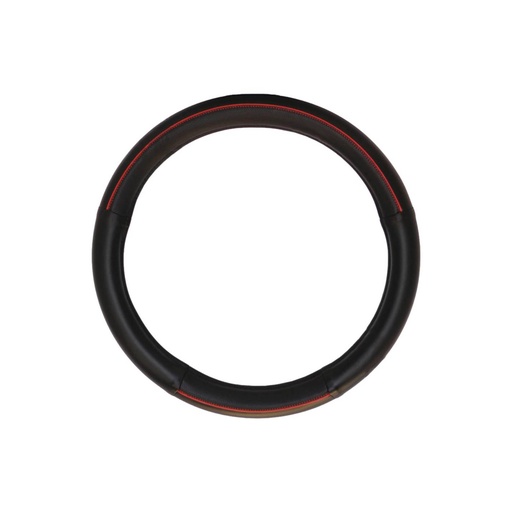 Steering Wheel Cover Black/Red 562.99009SWC-R