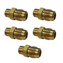Male Conector 5/8in SAE X 3/8in Pipe 177.84810C, 48X10X6, 48F106 (Pack of 5)