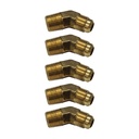 Male Elbow 45 DEG 1/2in SAE X 1/2in Pipe 177.8548D, 54X8X8, 159F88 (Pack of 5)