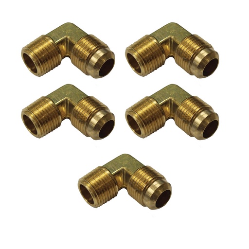 Male Elbow 5/8in SAE X 1/2in Pipe 177.84910D, 49X10, 149F108, 4910D (Pack of 5)
